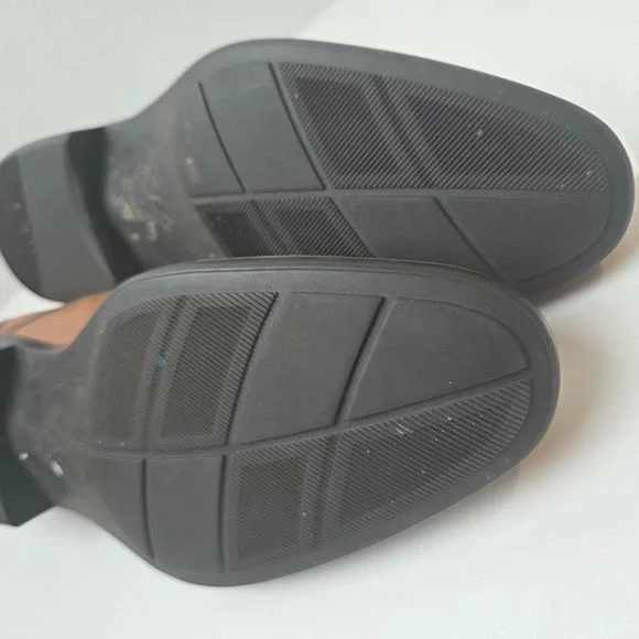 ECCO Mens Citytray Cap Toe Lace Up Shoe Amber Brown Leather Size 41 EU 7-7.5 US - Picture 11 of 13